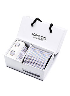 Sharpdo Polyester Necktie Set Grey/Blue/Beige  - Image 2