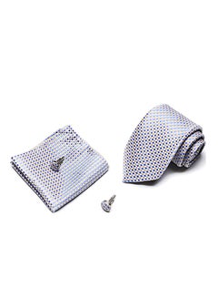 Sharpdo Polyester Necktie Set Grey/Blue/Beige  - Image 1