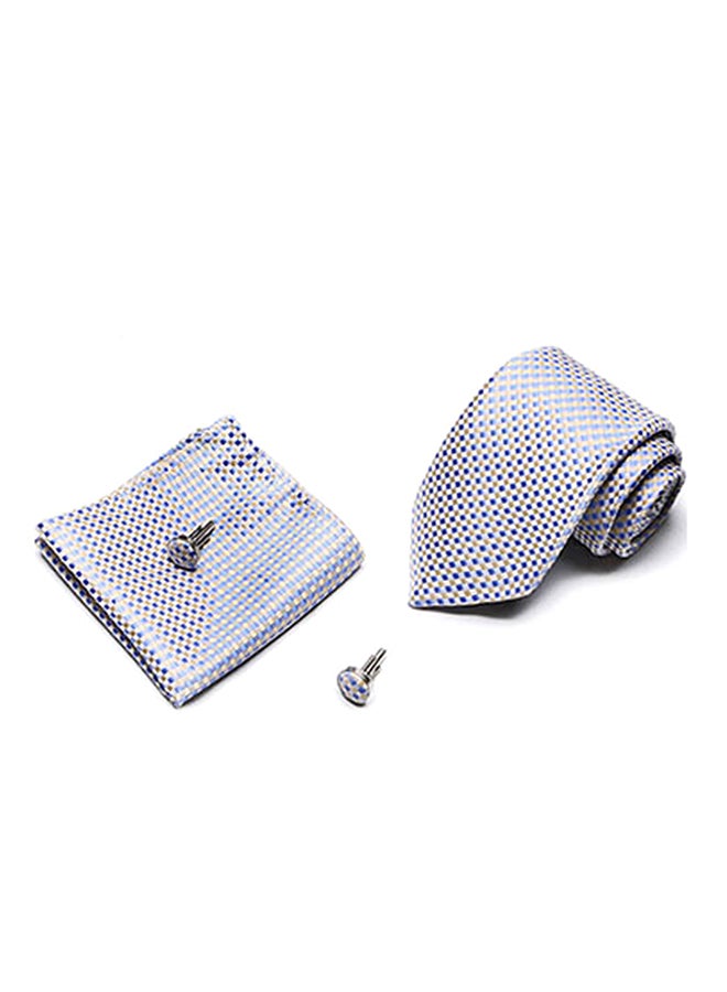Sharpdo Polyester Necktie Set Grey/Blue/Beige  - Image 1