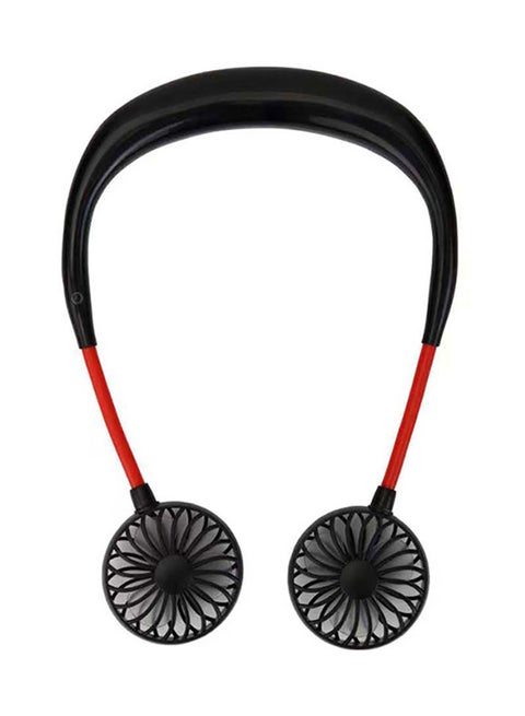 Chargable Neck Hanging Fan lcb190501087 Black