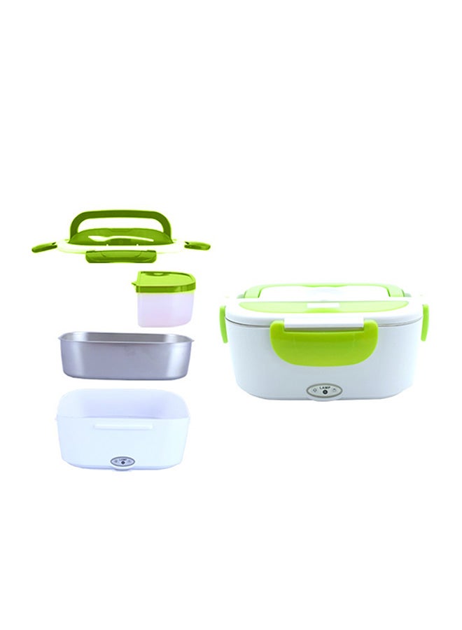Multifunctional Portable Electric Heating Lunch Box Green/White 9.37 x 6.69 x 4.25inch  - Image 2