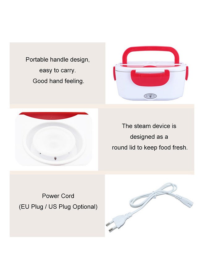 Multifunctional Portable Electric Heating Lunch Box Multicolour 9.37 x 6.69 x 4.25inch  - Image 3