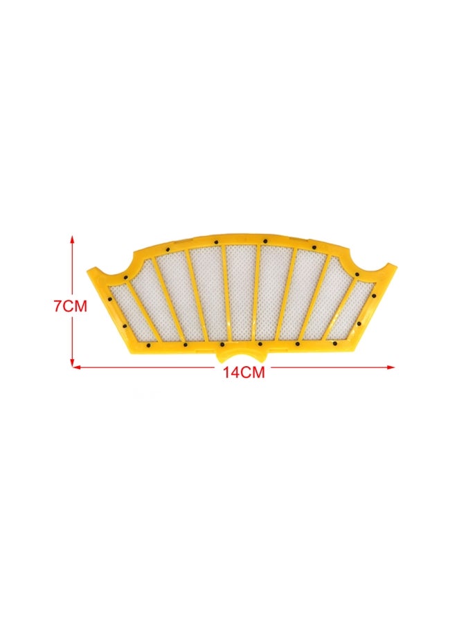 Vacuum Cleaner Filter Replacement Yellow/White 14.00cm  - Image 3