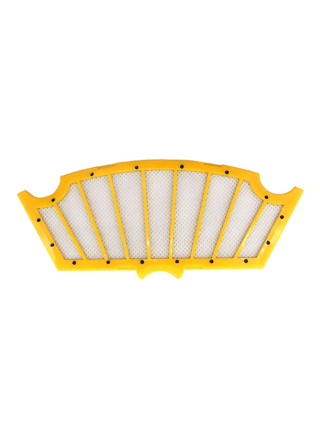Vacuum Cleaner Filter Replacement Yellow/White 14.00cm  - Image 1