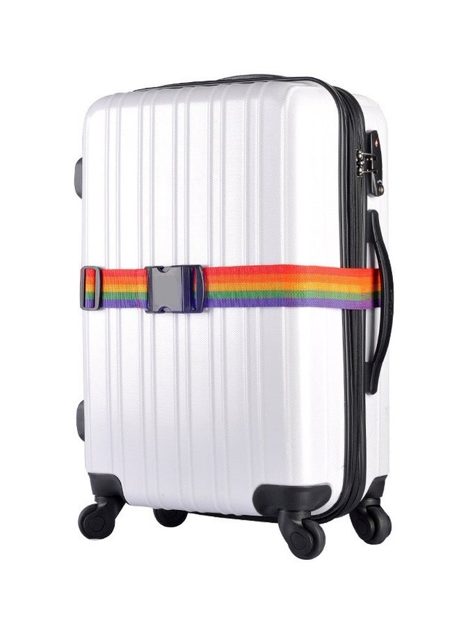 Adjustable Luggage Strap Red/Orange/Purple  - Image 3
