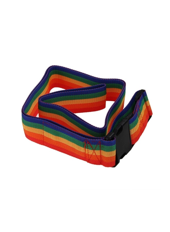Adjustable Luggage Strap Red/Orange/Purple  - Image 2