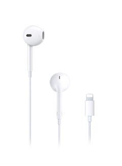 8-Pin Lightning Stereo In-Ear Earphones With Microphone White