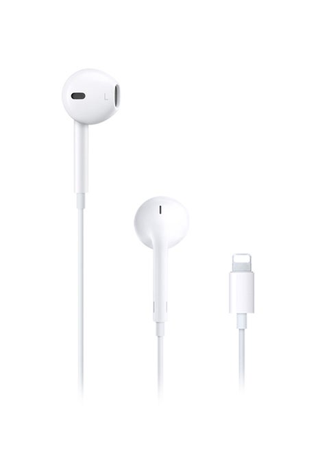8-Pin Lightning Stereo In-Ear Earphones With Microphone White