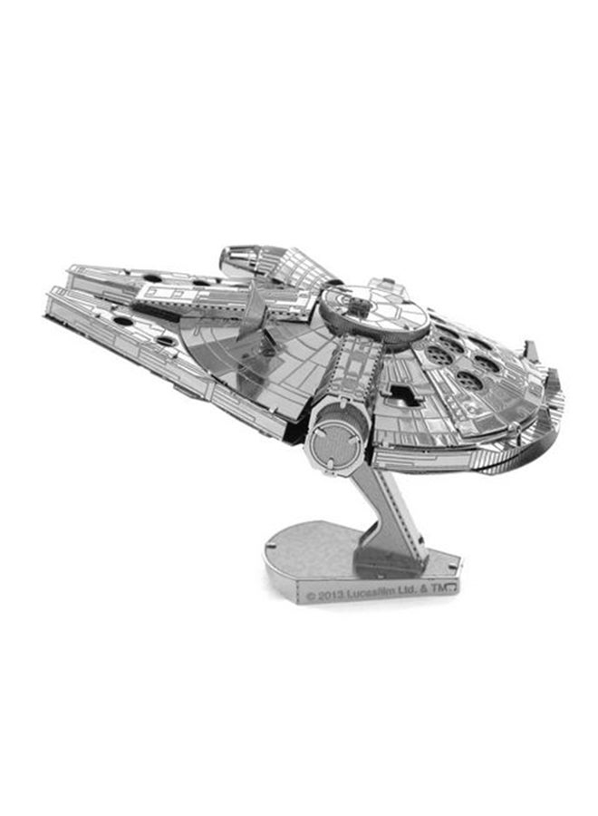 بيوينتي مجموعة نموذج مصغر معدني وأرضي بتصميم ثلاثي الأبعاد لمركبة ميلينيوم فالكون مستوحاة من سلسلة أفلام "Star Wars"