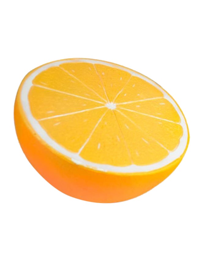 Half Shaped Orange Squishy Toy