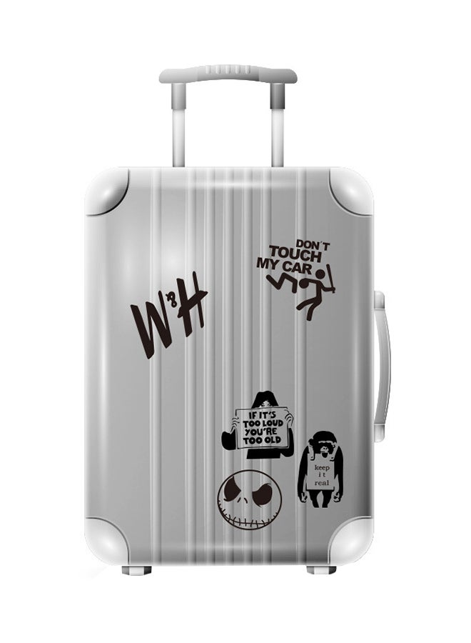 100 قطعة من الملصقات الجدارية الشفافة المضادة للماء متعدد الألوان 0.092كيلوجرام - Image 2