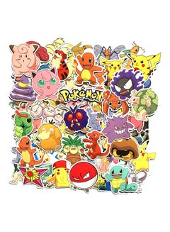 80-Piece Classic Anime Stickers Multicolour 0.052kg