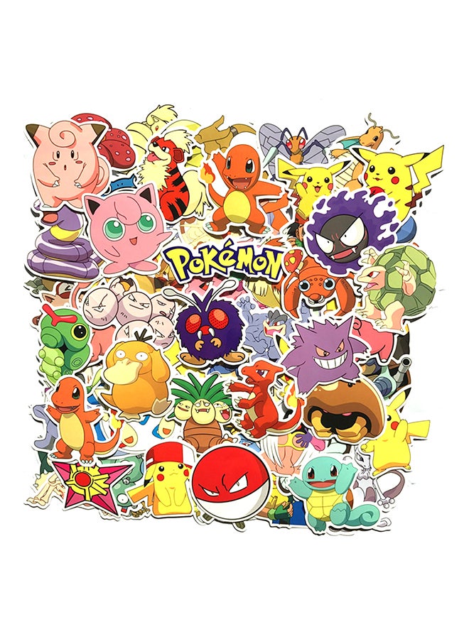 Generic - 80-Piece Classic Anime Stickers Multicolour 0.052kg - Image 1