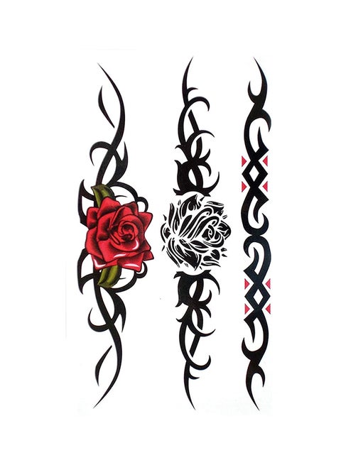 Waterproof Temporary Tattoo Stickers Black