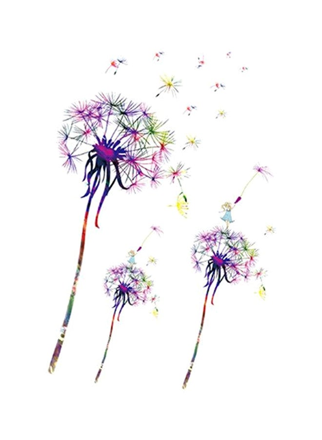 سانرليان ملصقات وشم مؤقت غير حقيقي مضاد للمياه من قطعتين أرجواني