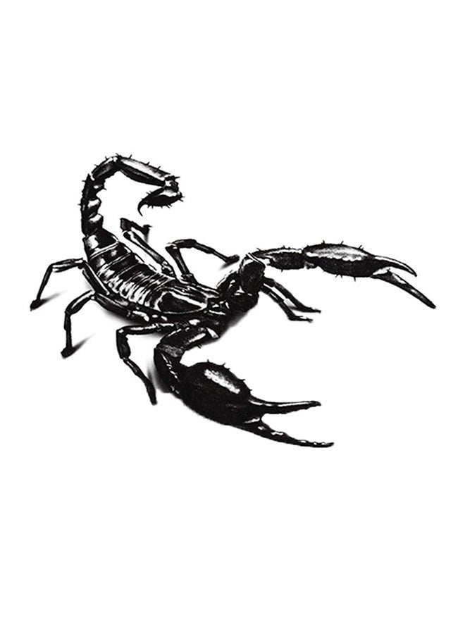 2 Sheet Temporary Tattoos Sticker Black