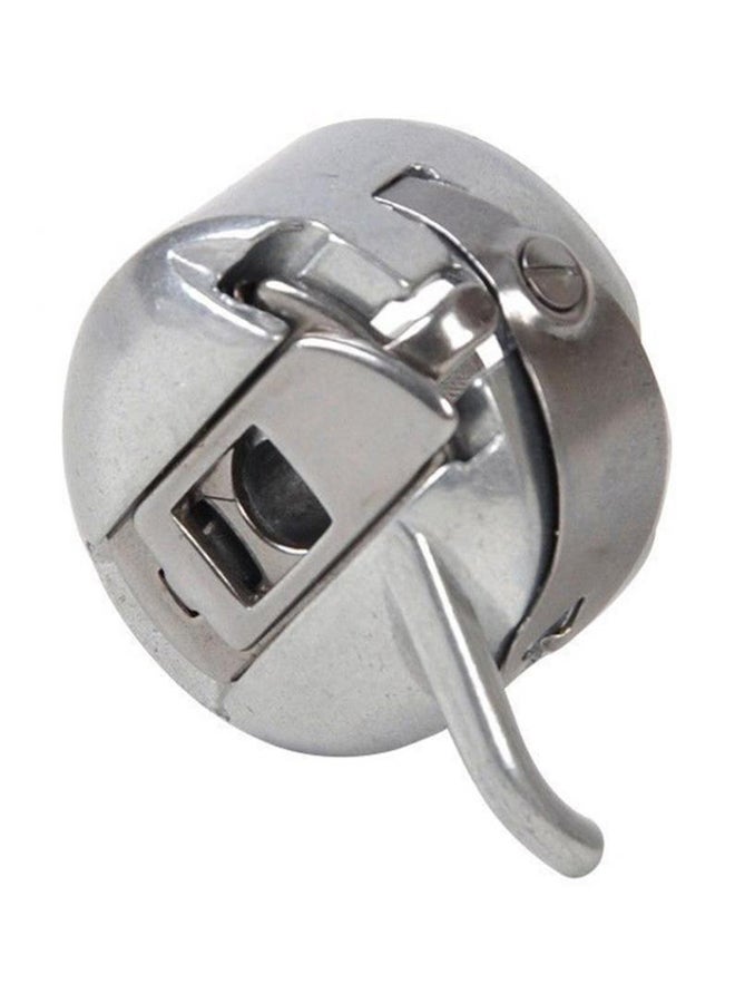 Bluelans Metal Sewing Machine Bobbin Case Silver One Size - Image 4