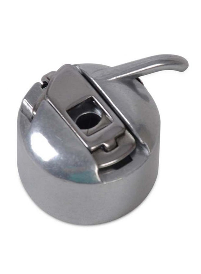 Bluelans Metal Sewing Machine Bobbin Case Silver One Size - Image 2
