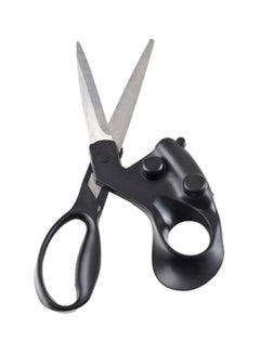 Bluelans Laser Guided Scrapbooking Scissors Black/Silver 