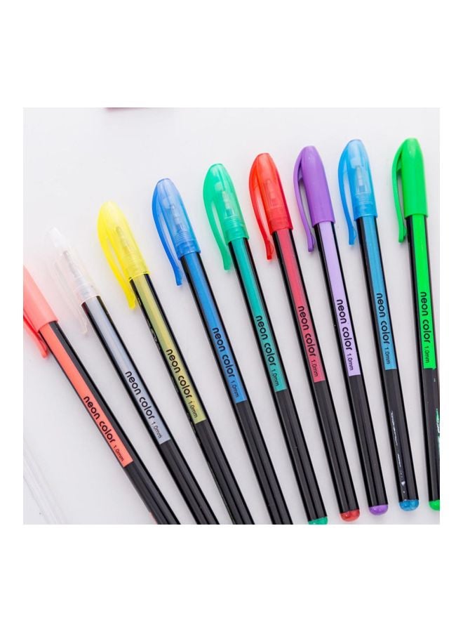 Generic - 48 Color Students Durable Portable Smooth Long Lasting Glitter Gel Pen Set Writing Tool Multicolour - Image 1