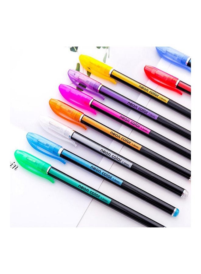 Generic - 48 Color Students Durable Portable Smooth Long Lasting Glitter Gel Pen Set Writing Tool Multicolour - Image 1
