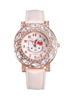 Cool Baby Girls' Leather Strap Wrist Watch NR262 - 40 mm - Pink  - Image 1