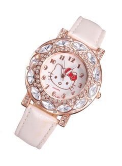 Cool Baby Girls' Leather Strap Wrist Watch NR262 - 40 mm - Pink  - Image 2