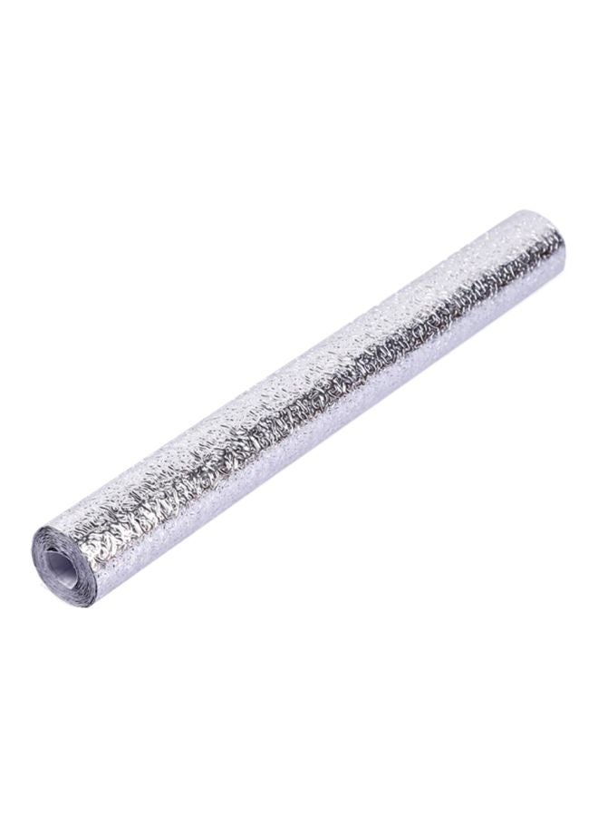 Durable Soft Kitchen Oil-proof Moisture-proof Solid Aluminum Foil Paper Silver 40 x 200centimeter - Image 1