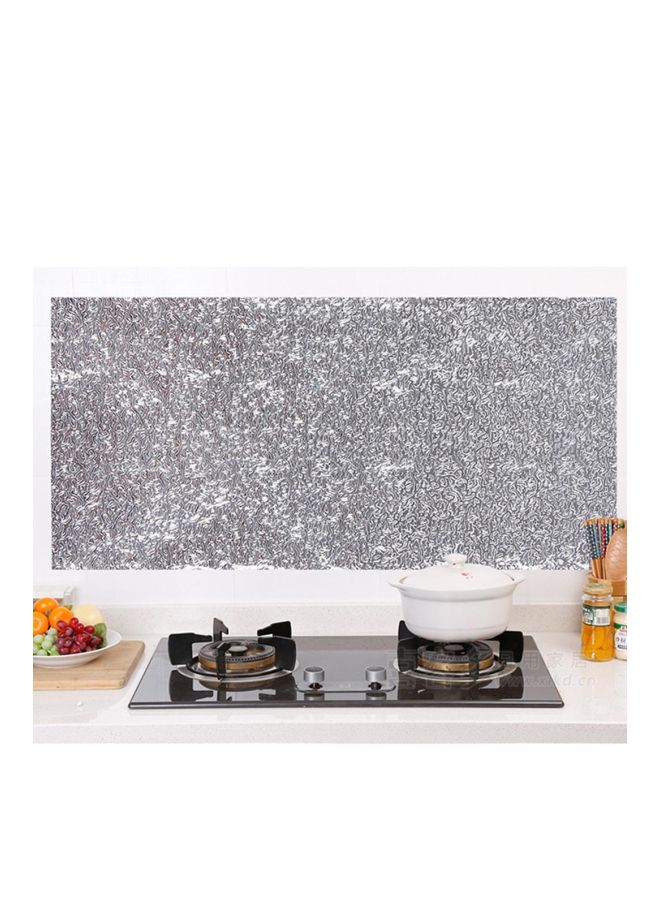 Durable Soft Kitchen Oil-proof Moisture-proof Solid Aluminum Foil Paper Silver 40 x 200centimeter - Image 4