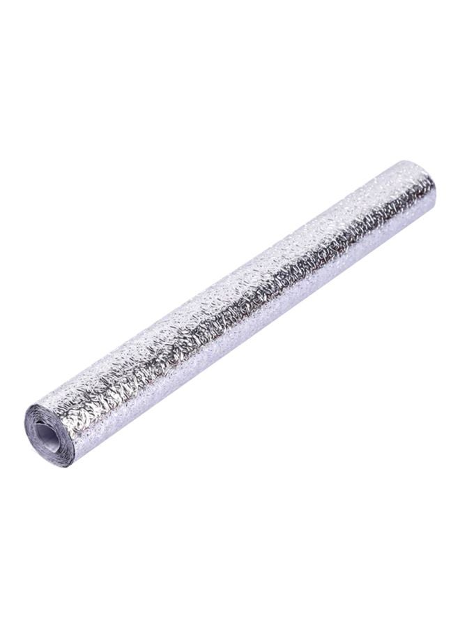 Durable Soft Kitchen Oil-proof Moisture-proof Solid Aluminum Foil Paper Silver 61 x 300centimeter - Image 1