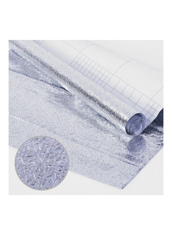 Durable Soft Kitchen Oil-proof Moisture-proof Solid Aluminum Foil Paper Silver 61 x 300centimeter - Image 4