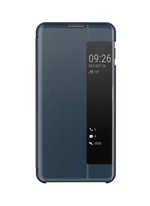 Smart View Flip Cover For Samsung Galaxy S8 Plus Blue