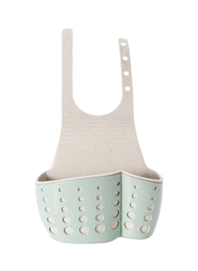 Drain Kitchen  Storage Basket Rack Green 9.6 x 5.7 x 1.8inch