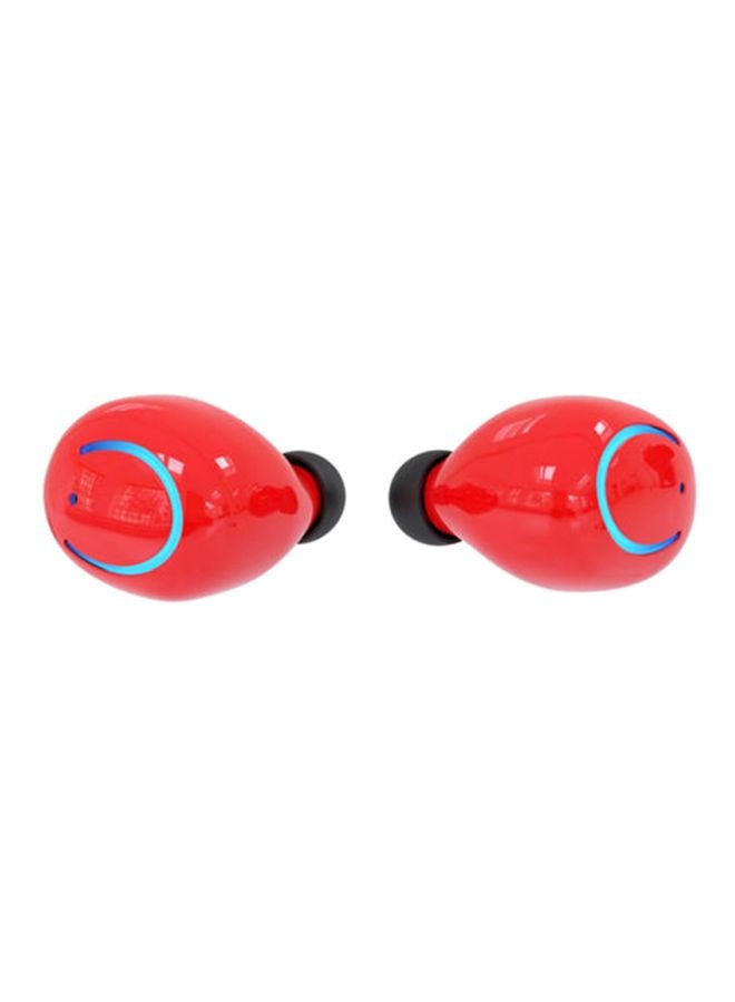 Bluetooth Wireless Stereo In-Ear Earbuds With Charging Box Red - Image 1