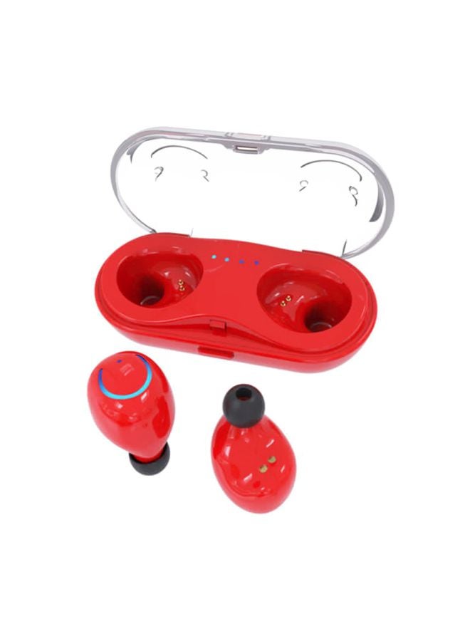 Bluetooth Wireless Stereo In-Ear Earbuds With Charging Box Red - Image 2