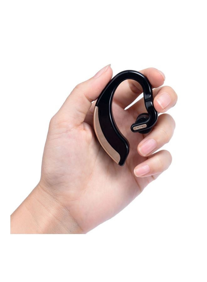 KKmoon Bluetooth Wireless Stereo In-Ear Mini Earphone With Microphone Gold/Black - Image 4