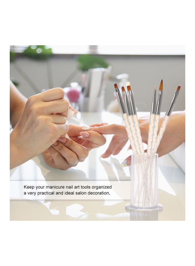 آنسيلف منظم لأدوات تزيين الأظافر شفاف - Image 3