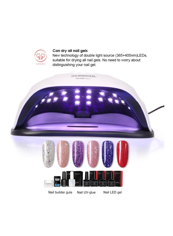 Generic Nail Dryer For Manicure And Pedicure White/Black  - Image 3