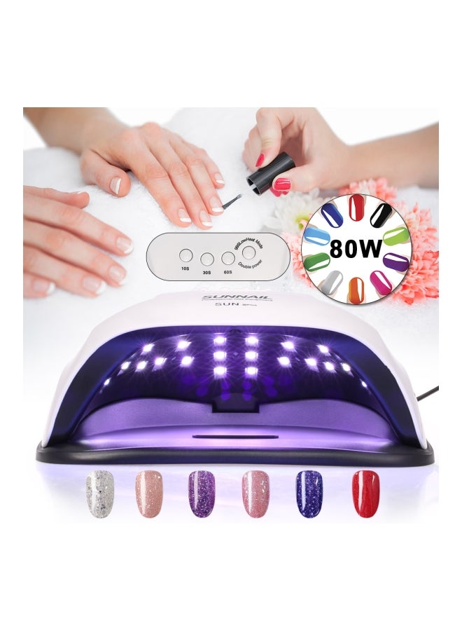 Generic Nail Dryer For Manicure And Pedicure White/Black  - Image 2