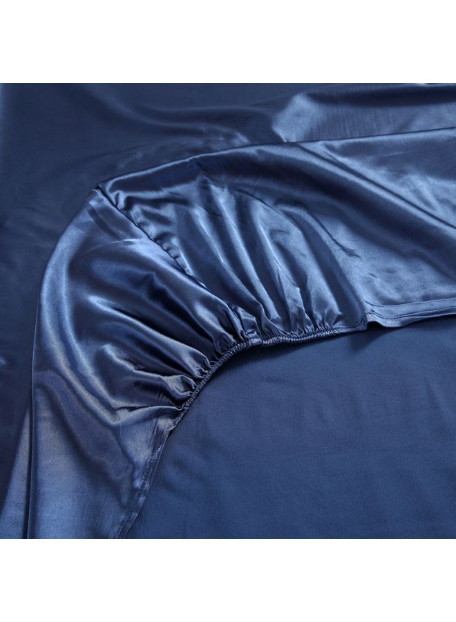 Polyester Bedsheet polyester Dark Blue King centimeter  - Image 3