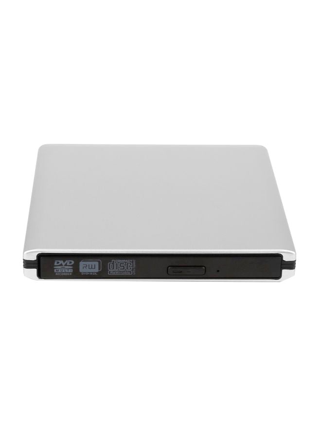 Generic External DVD Optical Drive Grey/Black  - Image 1