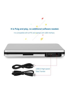 Generic External DVD Optical Drive Grey/Black  - Image 5