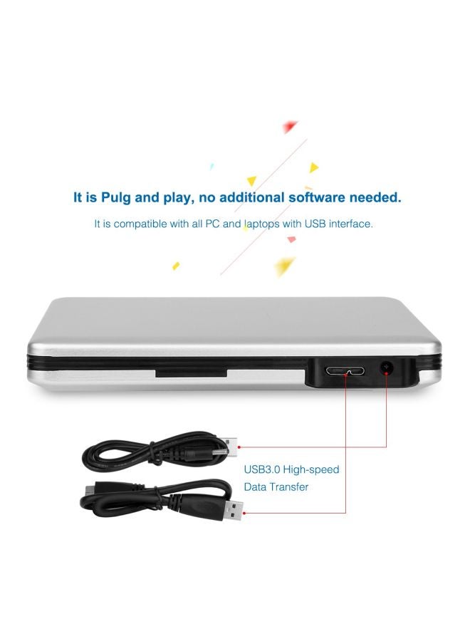 Generic External DVD Optical Drive Grey/Black  - Image 5