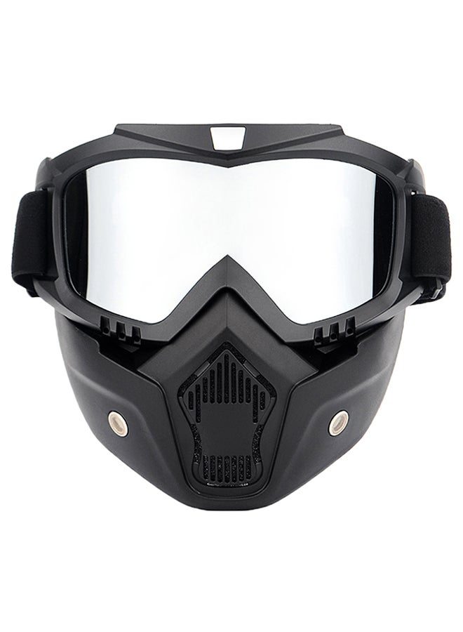 Motorcycling Riding Goggle With Detachable Mask