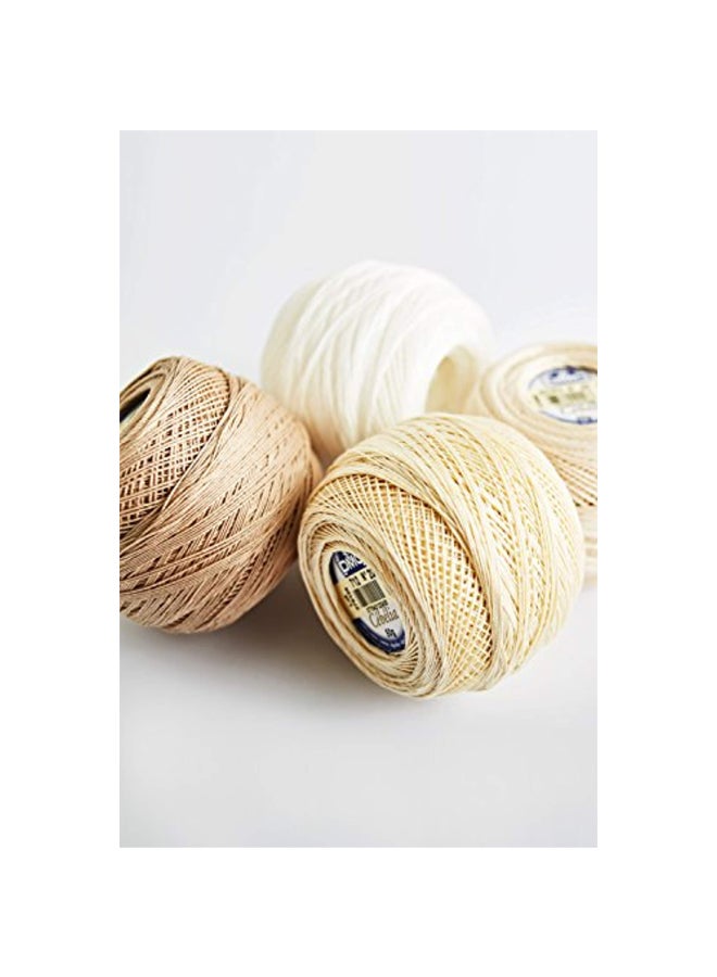 DMC Cebelia Crochet Cotton Thread White 2x2.5x2.5inch - Image 3