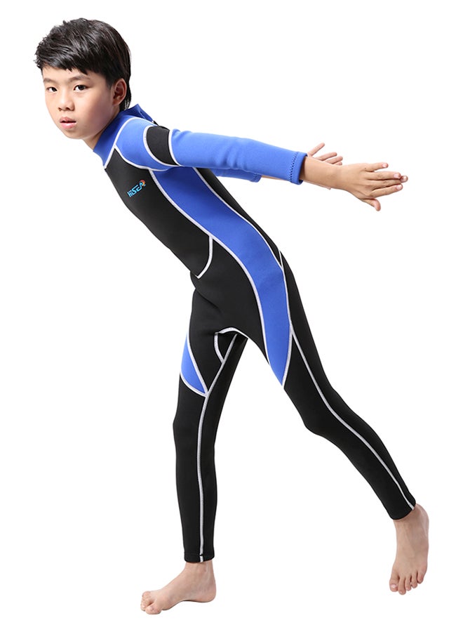 Hisea Kids Neoprene Diving Wetsuit Boys Girls Swimsuits Long Sleeve UV Protection Back Zipper Swimwear 640grams - Image 2