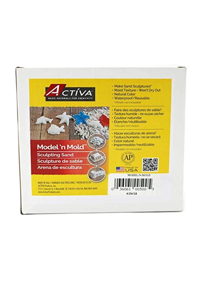 أكتيفا رمال موديل إن مولد لنحت المجسمات الزينة على الشاطئ أبيض - Image 1