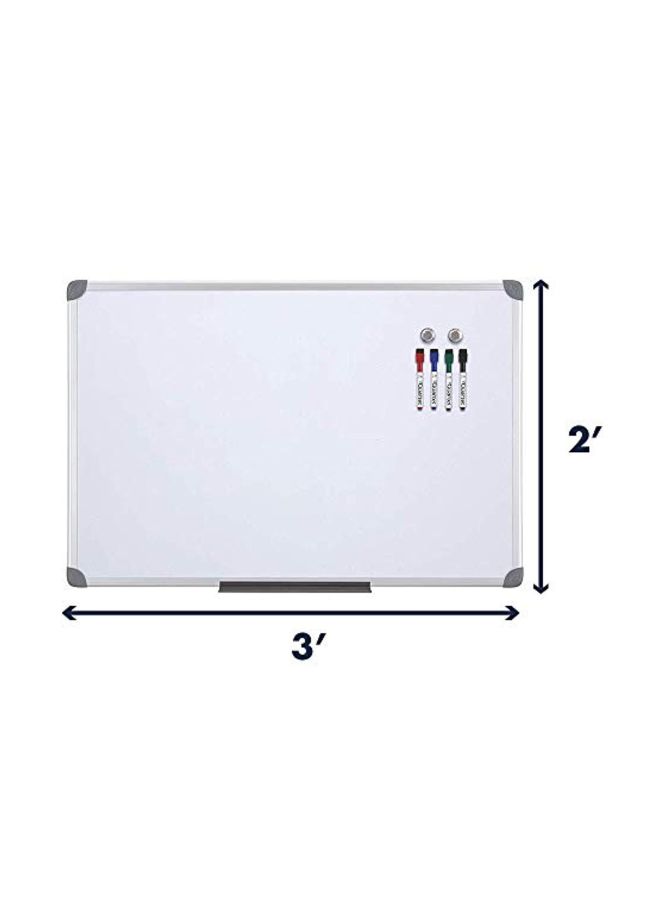 Magnetic Whiteboard White/Silver/Grey - v1558804377/N26055202A_5