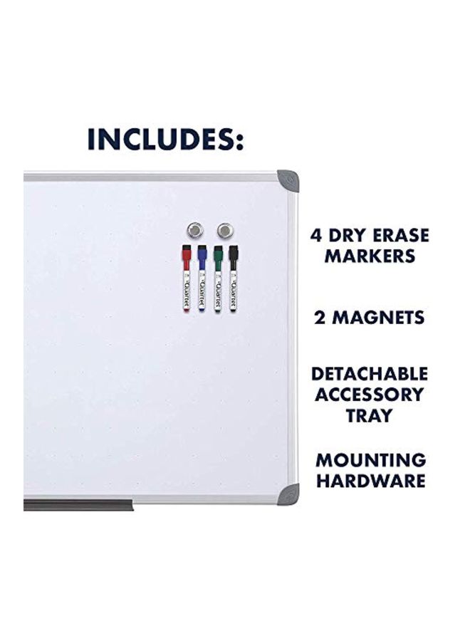 كورتيت سبورة مغناطيسية أبيض/فضي/رمادي - Image 4