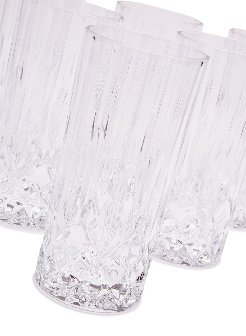 RCR 6-Piece Opera Hi Ball Tumbler Set Clear 350ml - Image 2